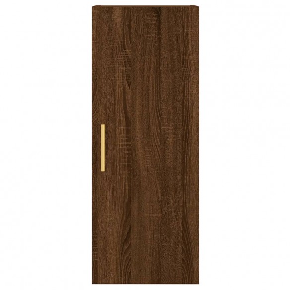 Armoire murale chêne marron 34,5x34x90 cm