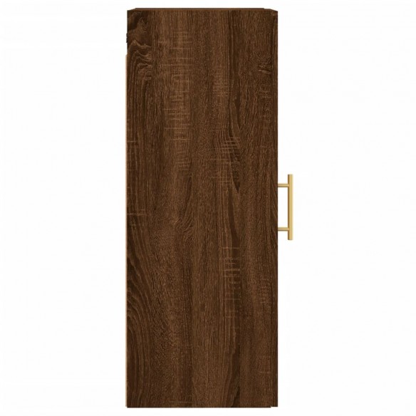 Armoire murale chêne marron 34,5x34x90 cm