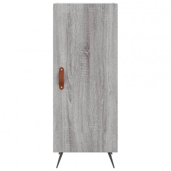 Buffet haut Sonoma gris 34,5x34x180 cm Bois d'ingénierie