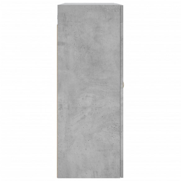 Armoire murale gris béton 69,5x34x90 cm