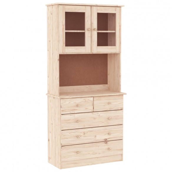 Buffet ALTA 77x35x165 cm bois massif de pin