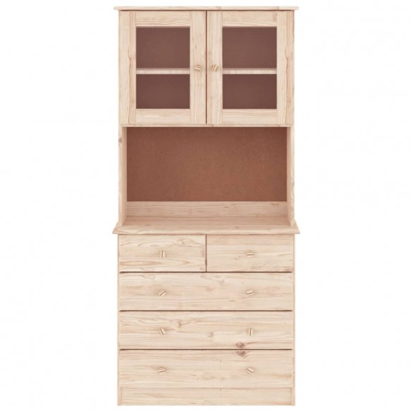 Buffet ALTA 77x35x165 cm bois massif de pin