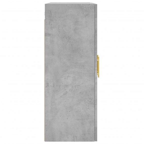 Armoires murales 2 pcs gris béton bois d'ingénierie