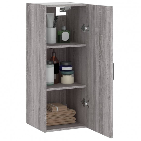 Armoire murale sonoma gris 34,5x34x90 cm