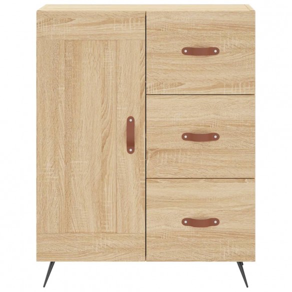 Buffet haut Chêne sonoma 69,5x34x180 cm Bois d'ingénierie