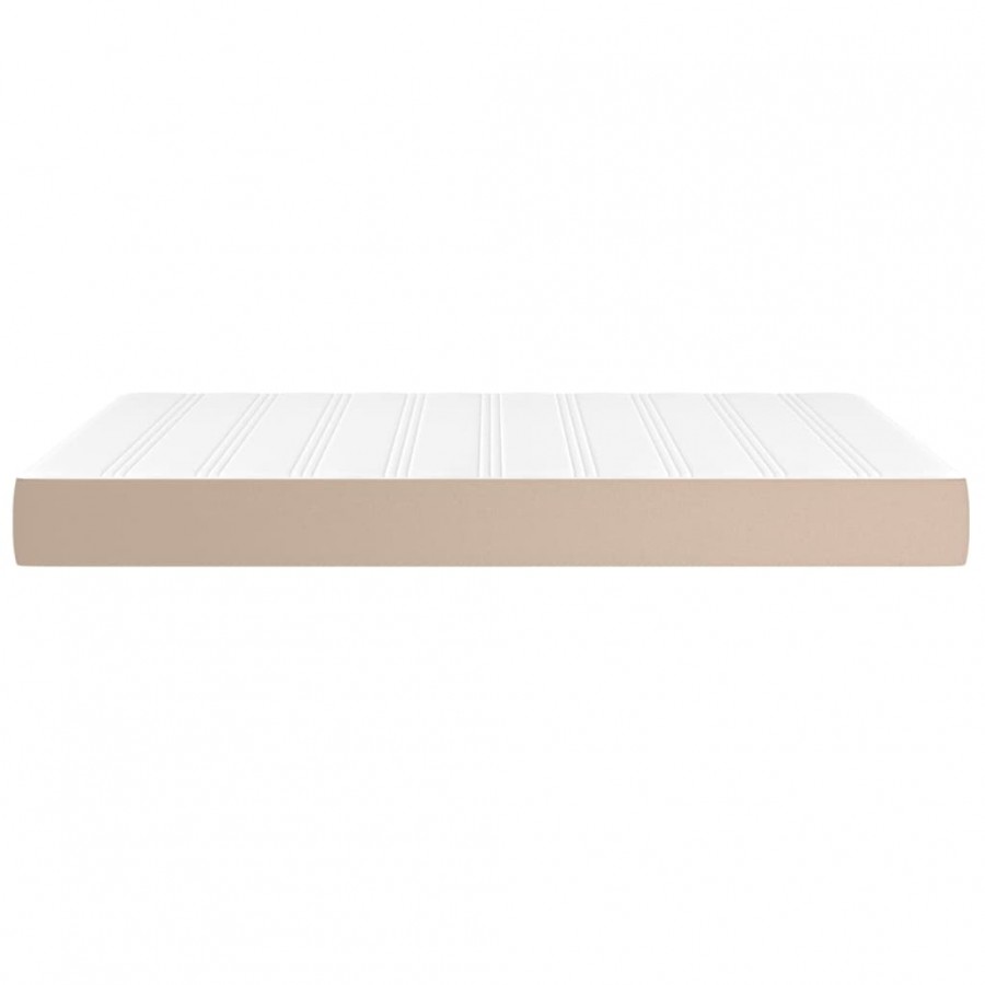 Matelas de lit à ressorts ensachés Cappuccino 140x190x20 cm