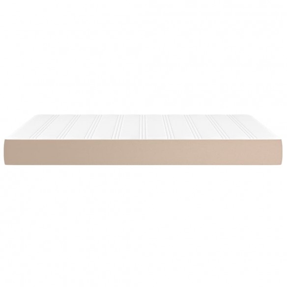 Matelas de lit à ressorts ensachés Cappuccino 140x190x20 cm