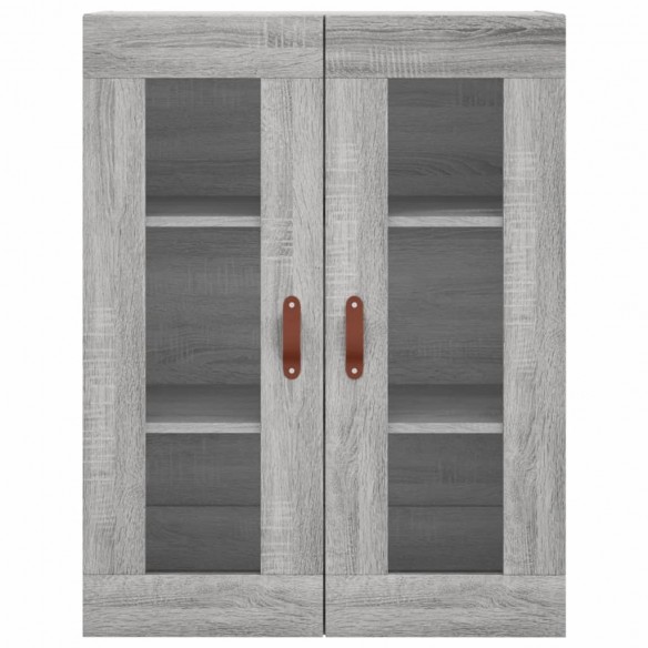 Armoires murales 2 pcs sonoma gris bois d'ingénierie