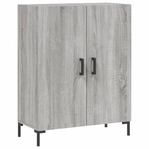 Buffet haut Sonoma gris 69,5x34x180 cm Bois d'ingénierie