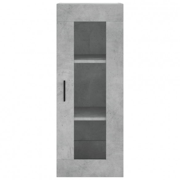 Armoire murale gris béton 34,5x34x90 cm