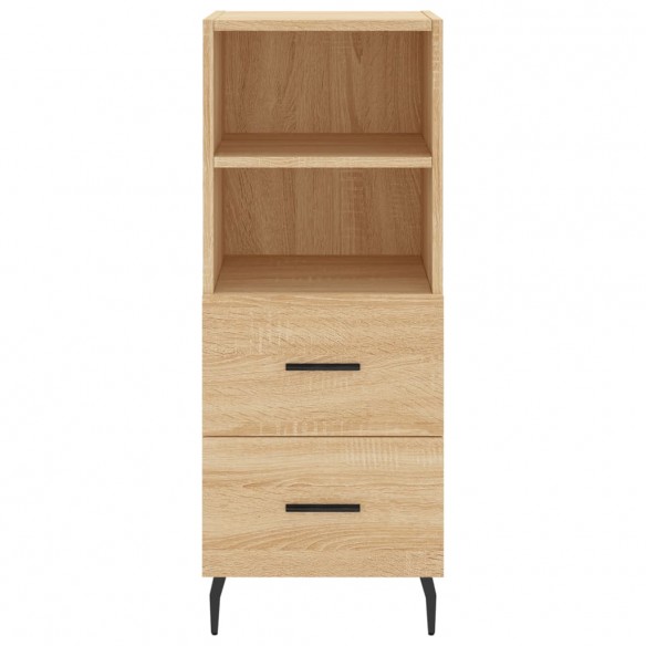 Buffet haut Chêne sonoma 34,5x34x180 cm Bois d'ingénierie