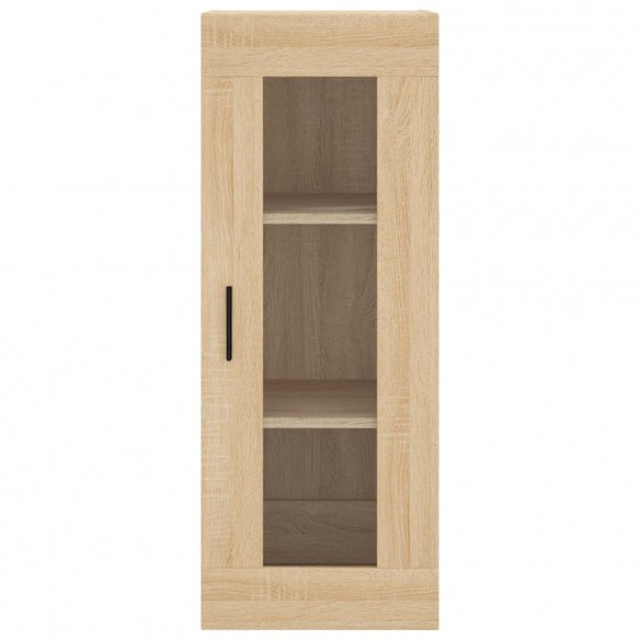 Buffet haut Chêne sonoma 34,5x34x180 cm Bois d'ingénierie