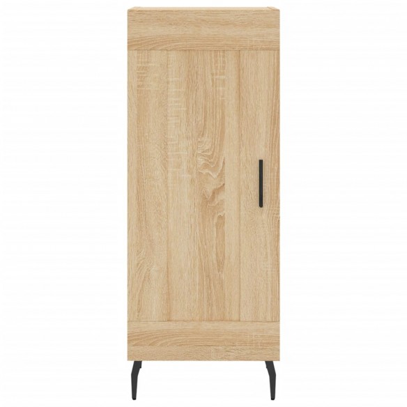 Buffet haut Chêne sonoma 34,5x34x180 cm Bois d'ingénierie