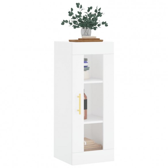 Armoire murale blanc 34,5x34x90 cm