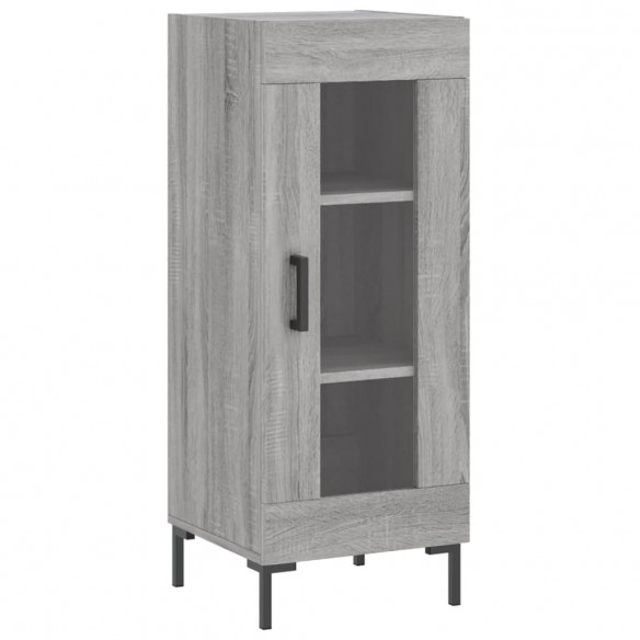 Buffet haut Sonoma gris 34,5x34x180 cm Bois d'ingénierie