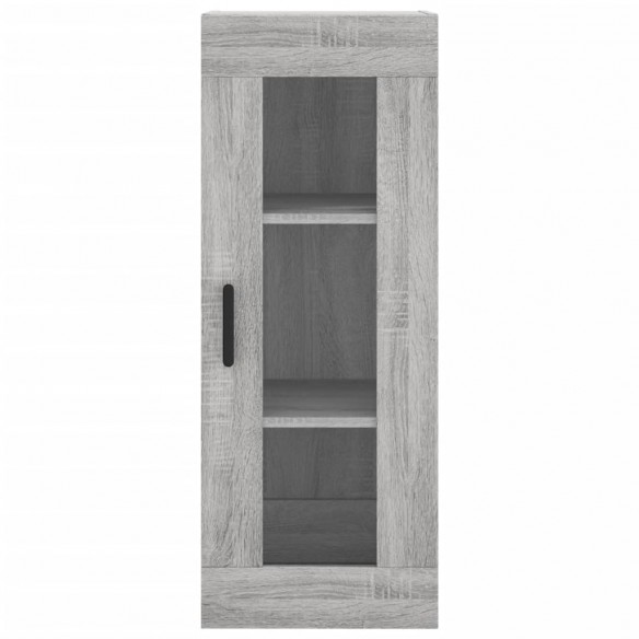 Buffet haut Sonoma gris 34,5x34x180 cm Bois d'ingénierie