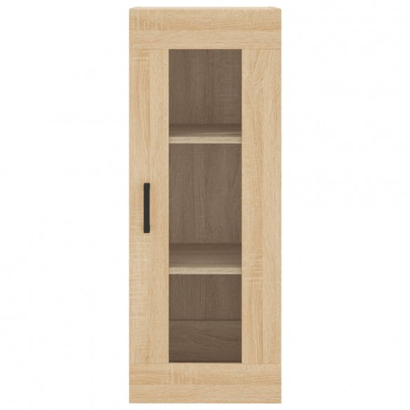 Buffet haut Chêne sonoma 34,5x34x180 cm Bois d'ingénierie