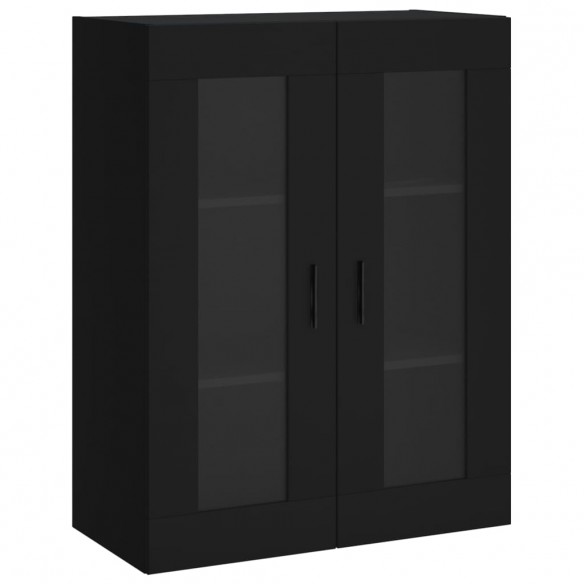 Armoire murale noir 69,5x34x90 cm