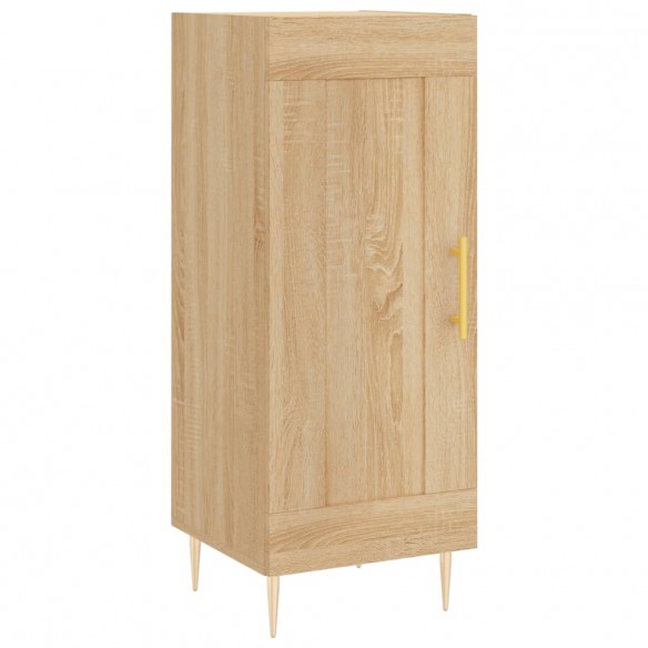 Buffet haut Chêne sonoma 34,5x34x180 cm Bois d'ingénierie