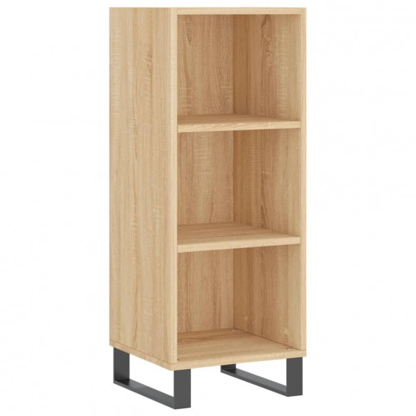 Buffet haut Chêne sonoma 34,5x34x180 cm Bois d'ingénierie