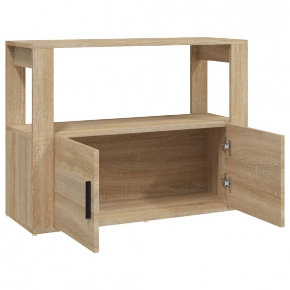 Buffet Chêne sonoma 80x30x60 cm Bois d'ingénierie