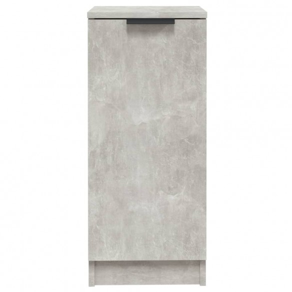 Buffet Gris béton 30x30x70 cm Bois d'ingénierie