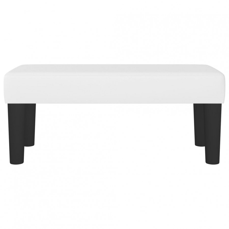 Banc Blanc 70x30x30 cm Similicuir