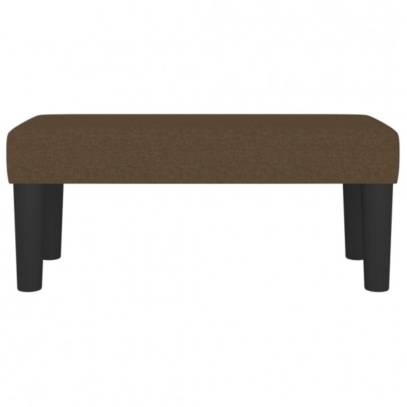 Banc Marron foncé 70x30x30 cm Tissu