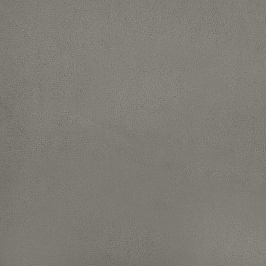 Banc Gris clair 70x30x30 cm Velours