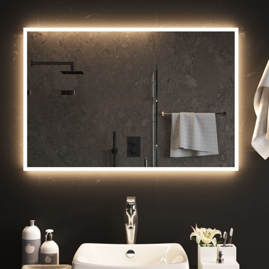 Miroir de salle de bain à LED 60x90 cm