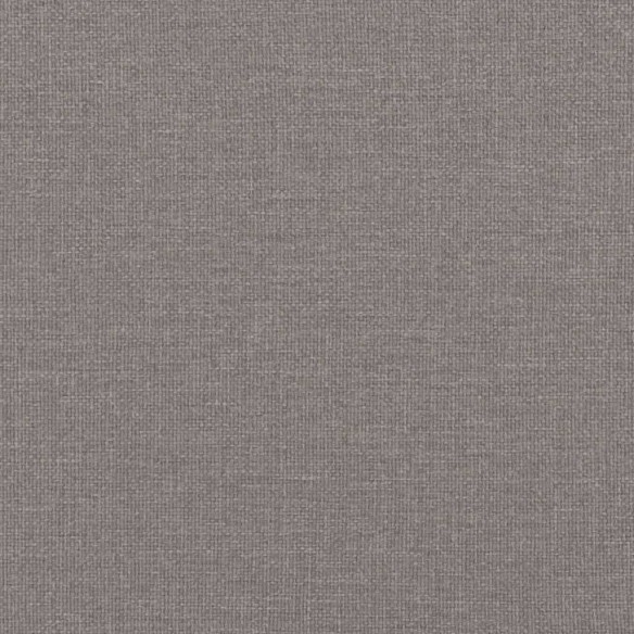 Lit de repos taupe 100x200 cm tissu