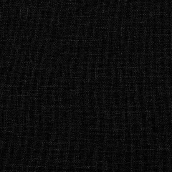 Lit de jour avec lit gigogne noir 90x200 cm tissu