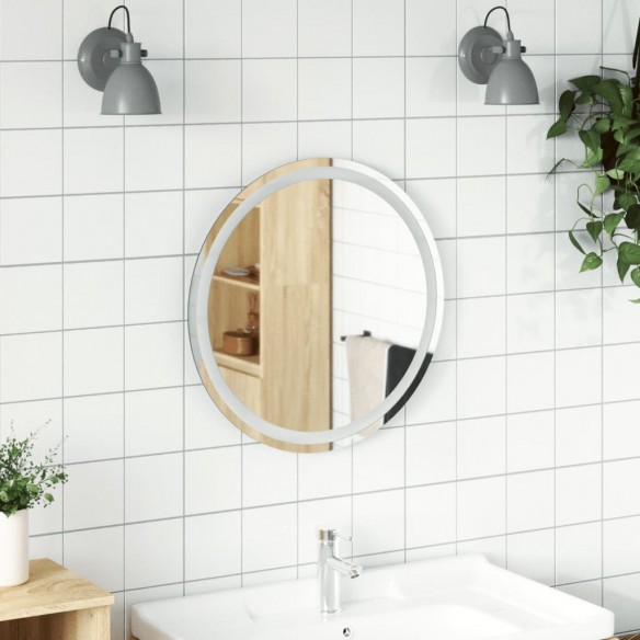 Miroir de salle de bain à LED 60 cm rond