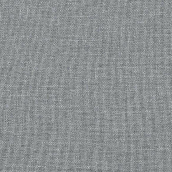 Lit de repos gris clair 90x190 cm tissu
