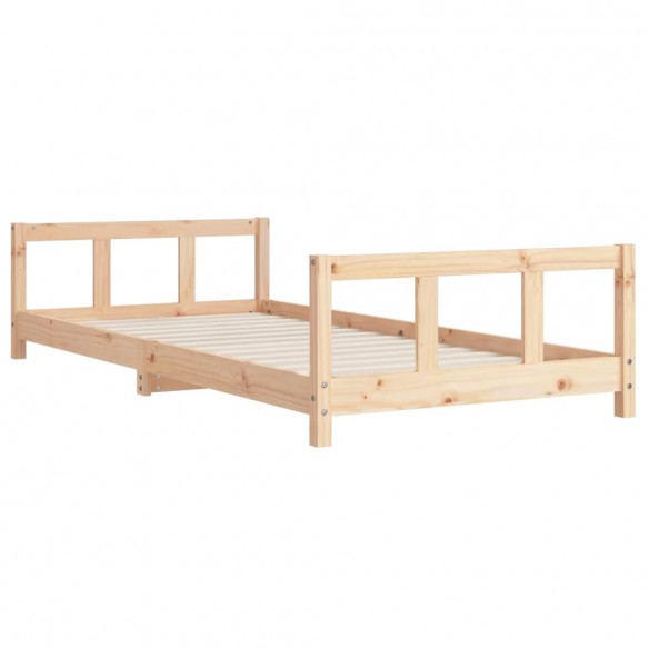 Cadre de lit pour enfant 90x190 cm Bois de pin massif