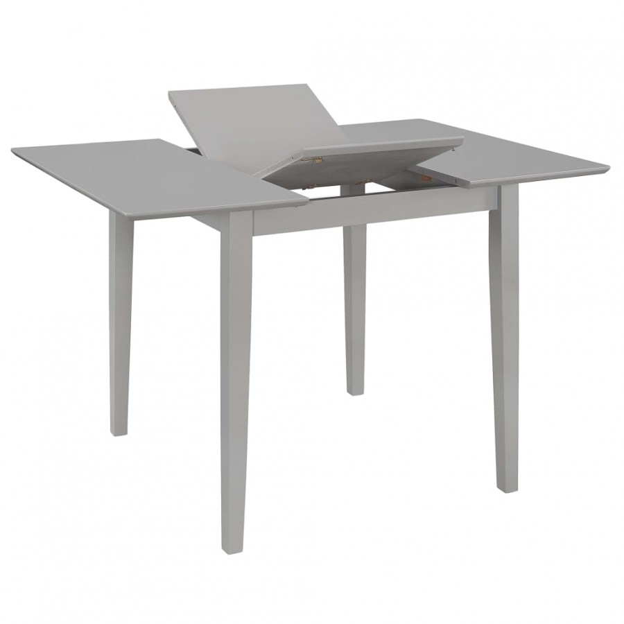 Mobilier de salle à manger 5 pcs MDF Gris