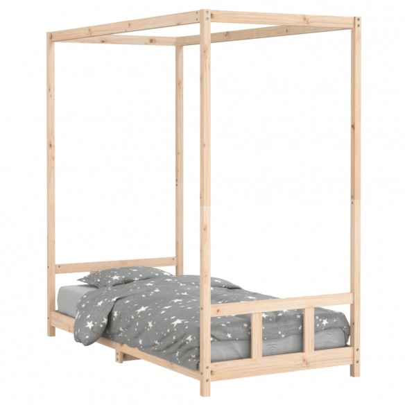 Cadre de lit pour enfant 90x190 cm Bois de pin massif