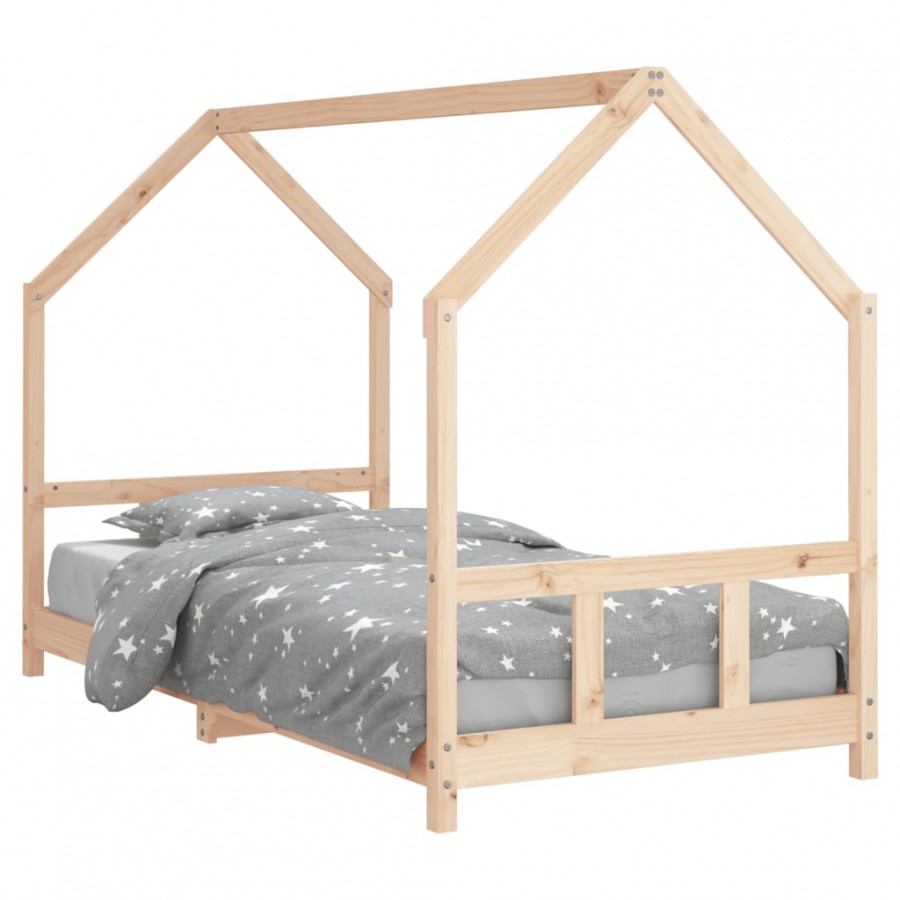 Lit pour enfants 90x200 cm bois de pin massif