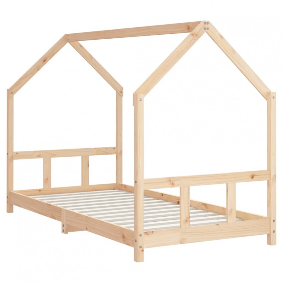 Lit pour enfants 90x200 cm bois de pin massif