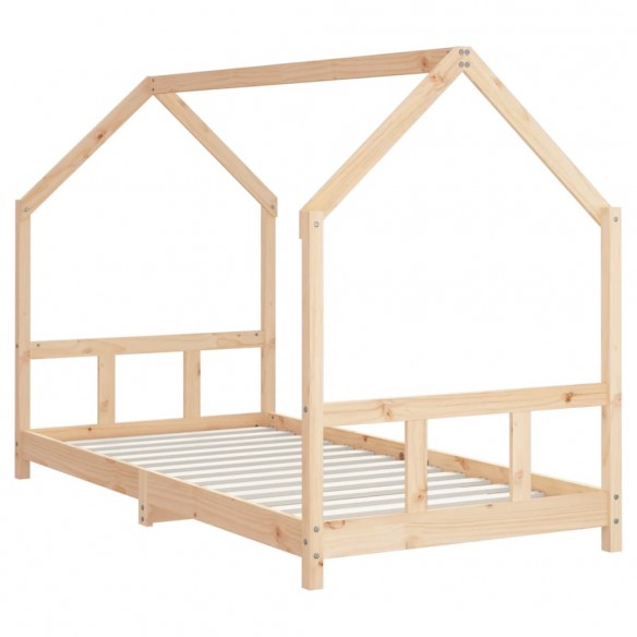 Lit pour enfants 90x200 cm bois de pin massif