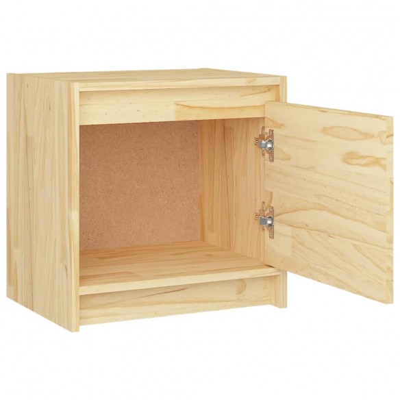 Tables de chevet 2 pcs 40x30,5x40 cm bois de pin massif