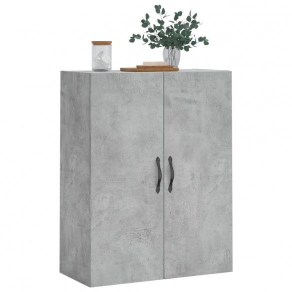 Armoire murale gris béton 69,5x34x90 cm bois d'ingénierie