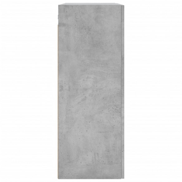 Armoire murale gris béton 69,5x34x90 cm bois d'ingénierie