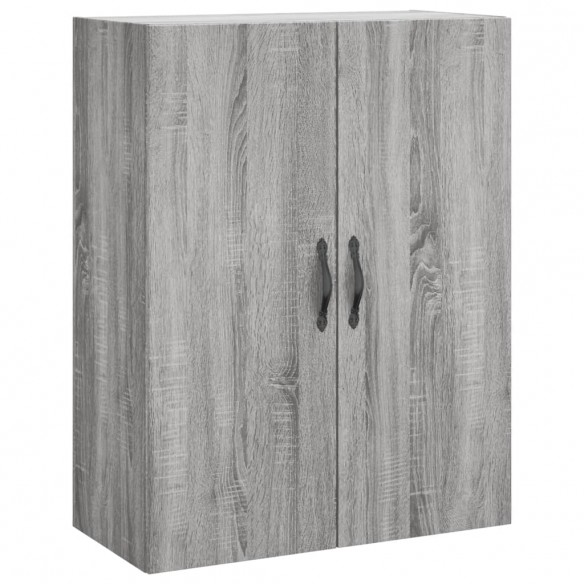 Armoires murales 2 pcs sonoma gris bois d'ingénierie