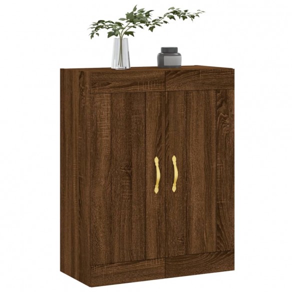 Armoire murale chêne marron 69,5x34x90 cm bois d'ingénierie