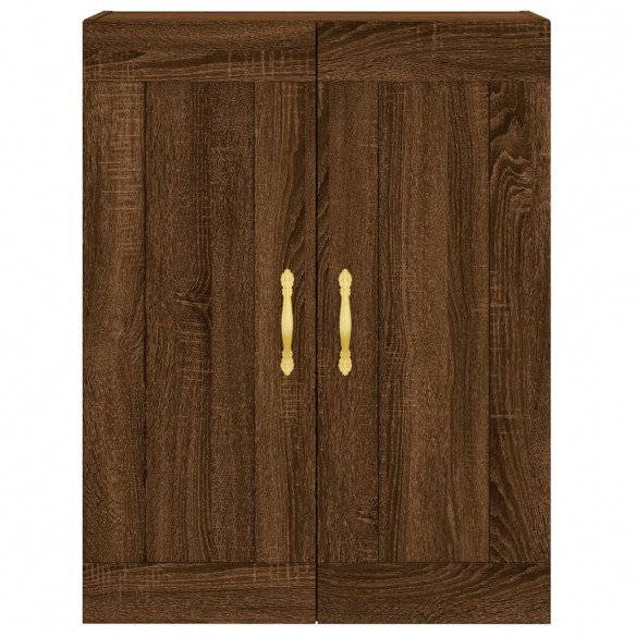 Armoires murales 2 pcs chêne marron bois d'ingénierie