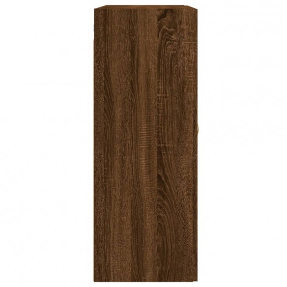 Armoires murales 2 pcs chêne marron bois d'ingénierie