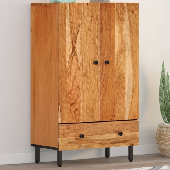 Buffet haut 60x33x100 cm bois massif d'acacia