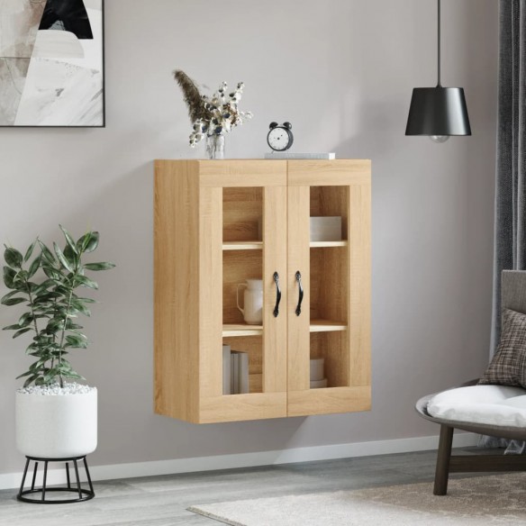 Armoire murale chêne sonoma 69,5x34x90 cm bois d'ingénierie