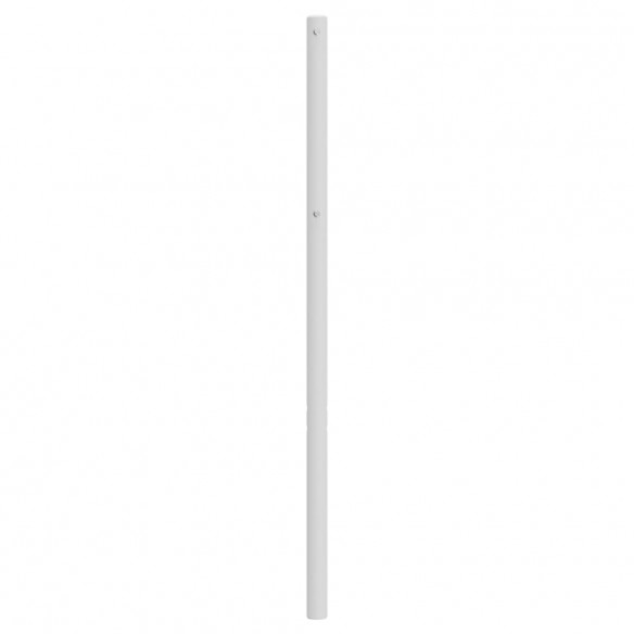 Tête de lit métal blanc 135 cm